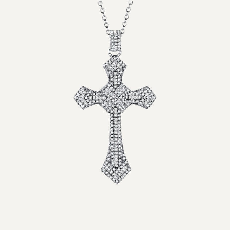 Silver Cross Necklace