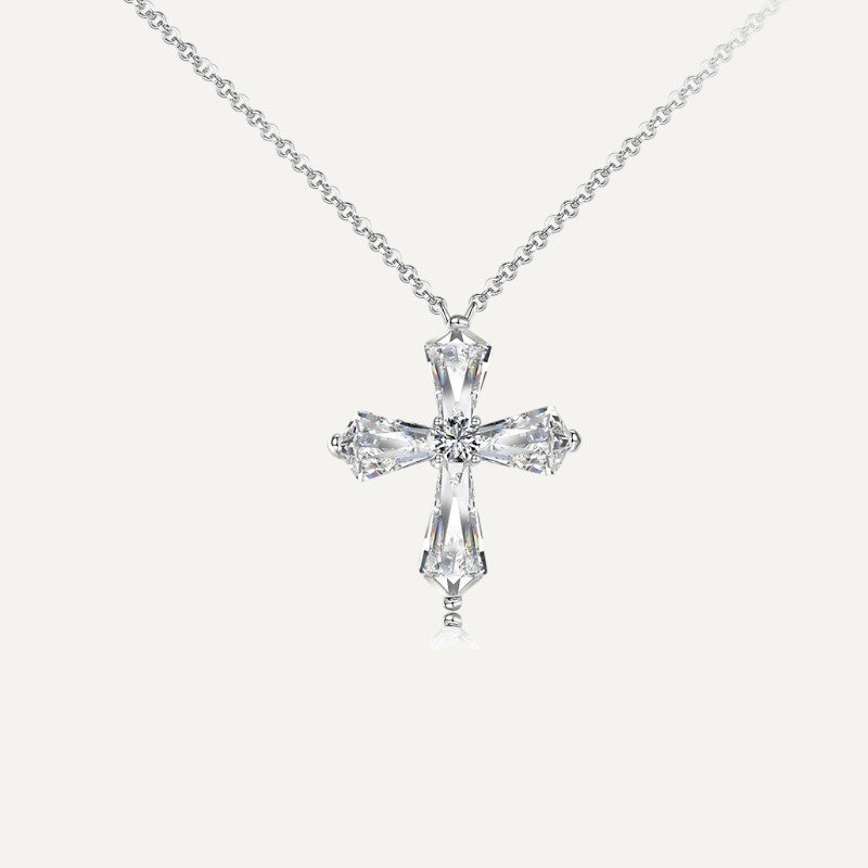 Collier Croix en Cristal