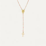Collier Religieux à Pendentif Croix de la Vierge Marie