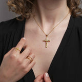 Collier Croix Cristal Sacré