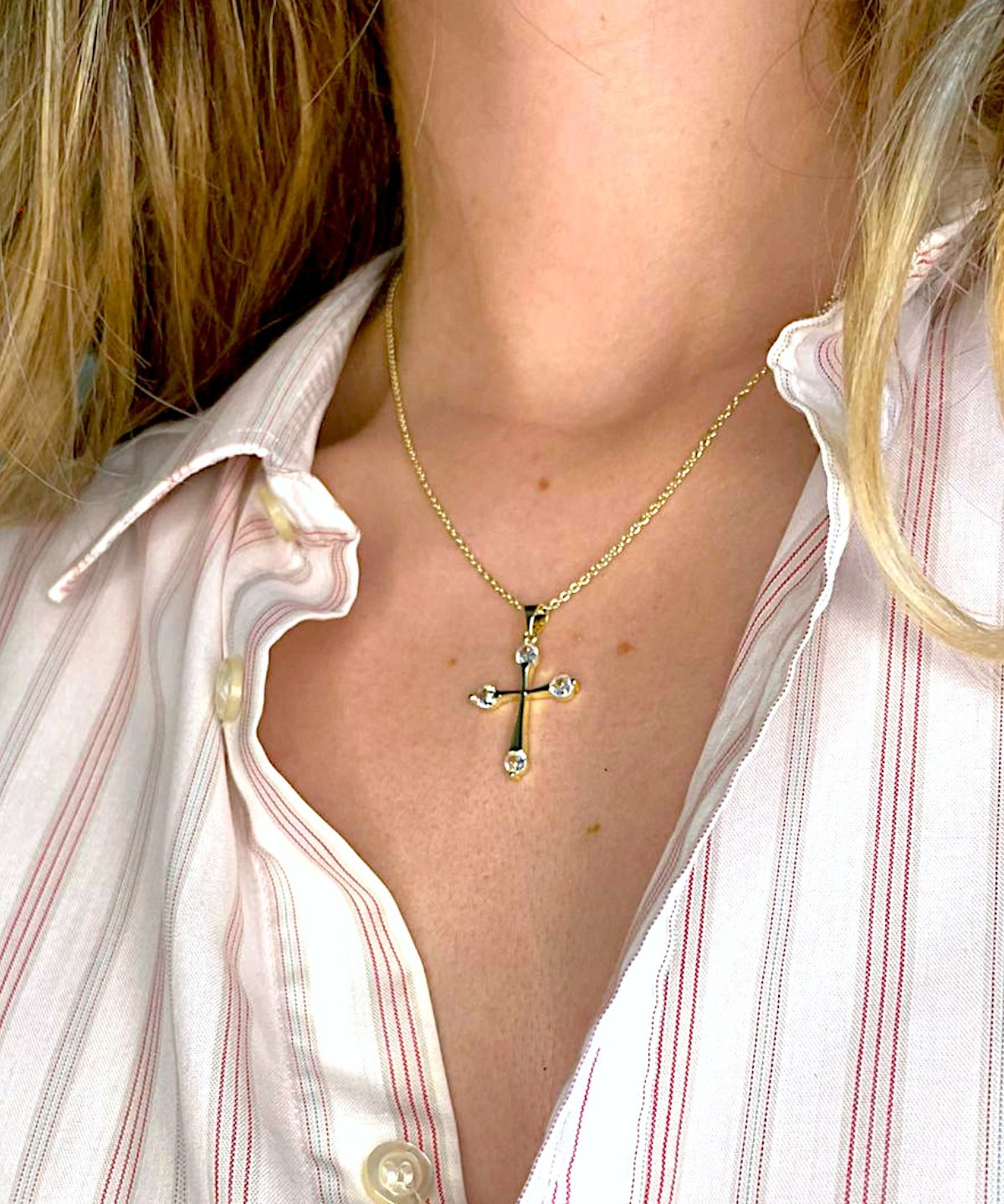 Christian cross necklace