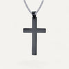 Cuban chain necklace with cross pendant