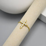 Bague Croix Brillance Divine