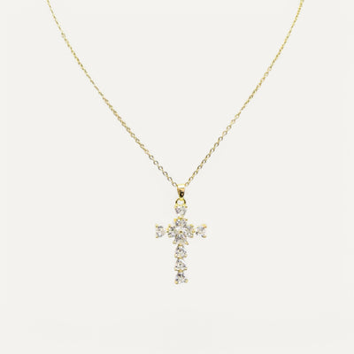 Collier Croix Diamantée