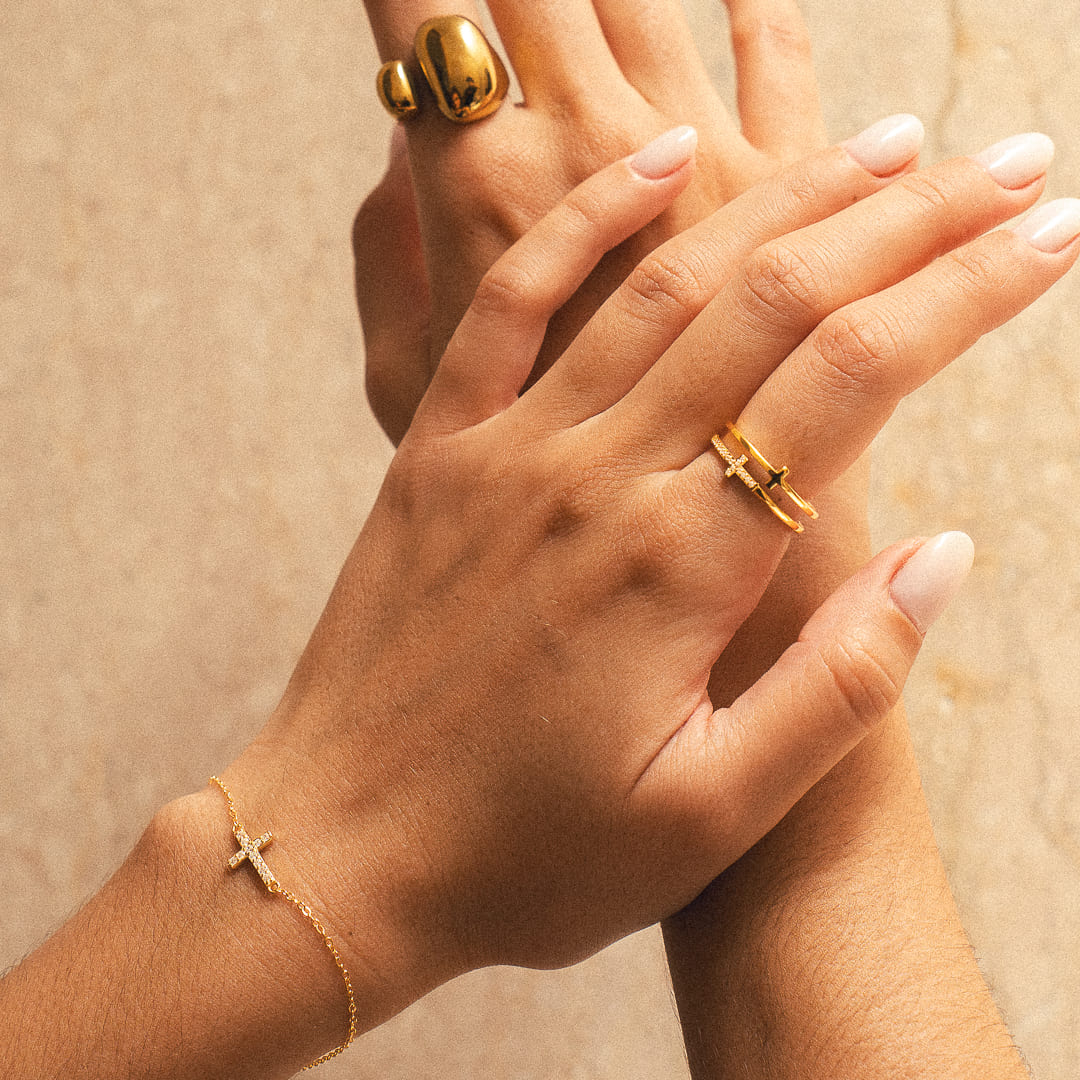 Bracelet Croix Ajustable