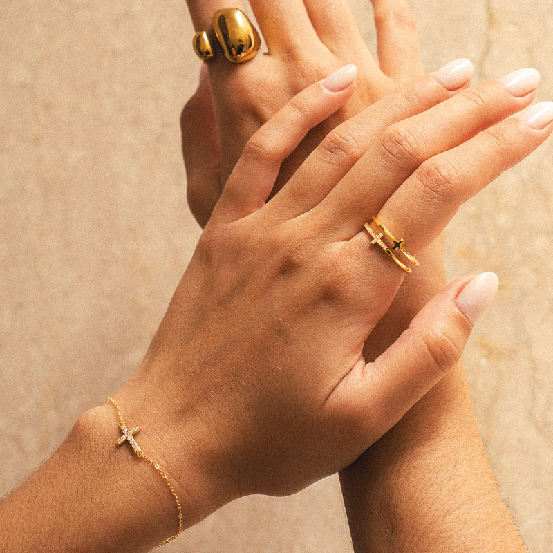 Bracelet Croix Ajustable