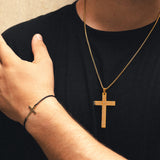 Armband Kreuz Schnur