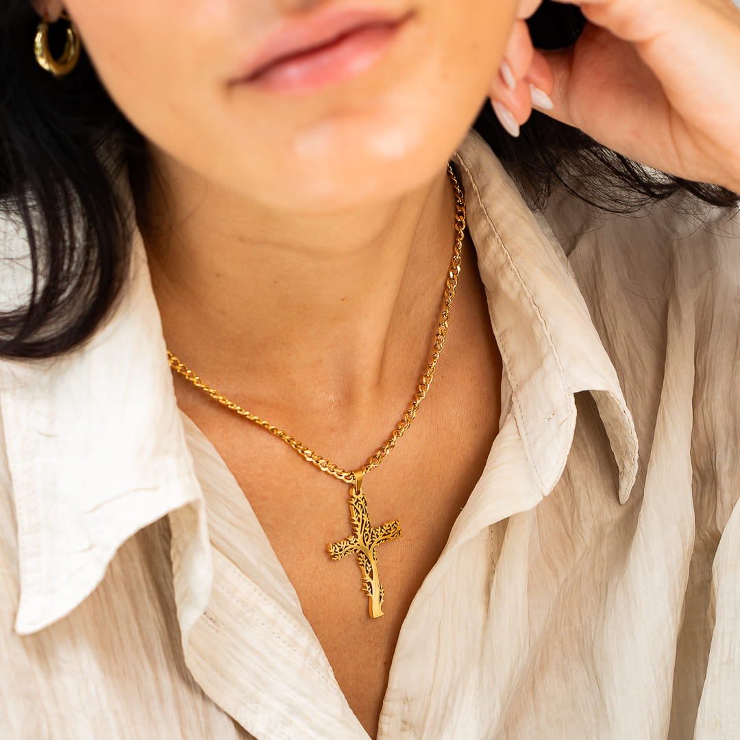 Cross collar tree of life