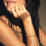 Golden rosary bracelet