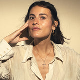 Kreuzanhänger Kristall Damen