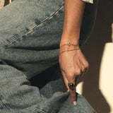 Doppelkettenkreuzarmband