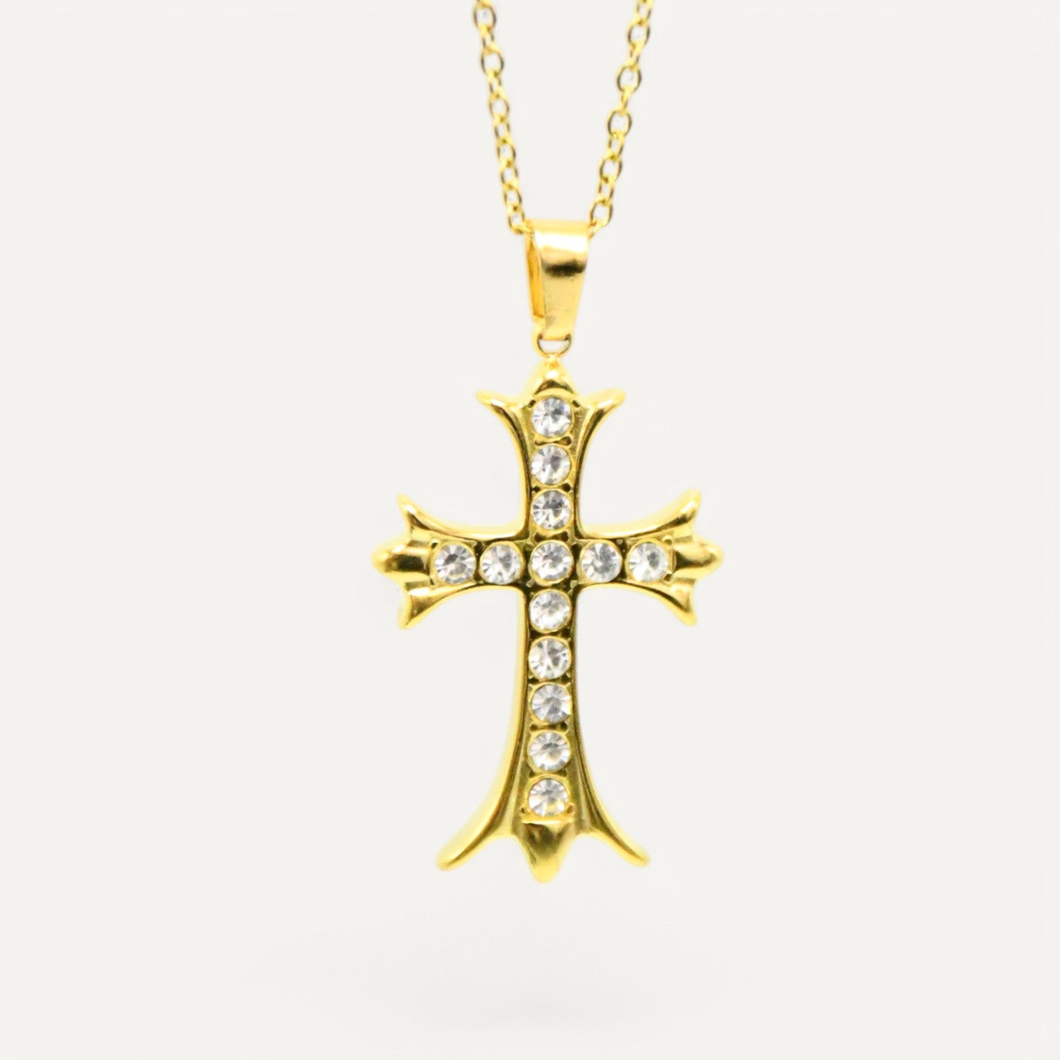 Collier Croix Royale Dorée