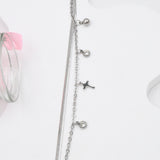 Bracelet Croix Charms Brillants