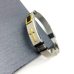 Men's cross bracelet
