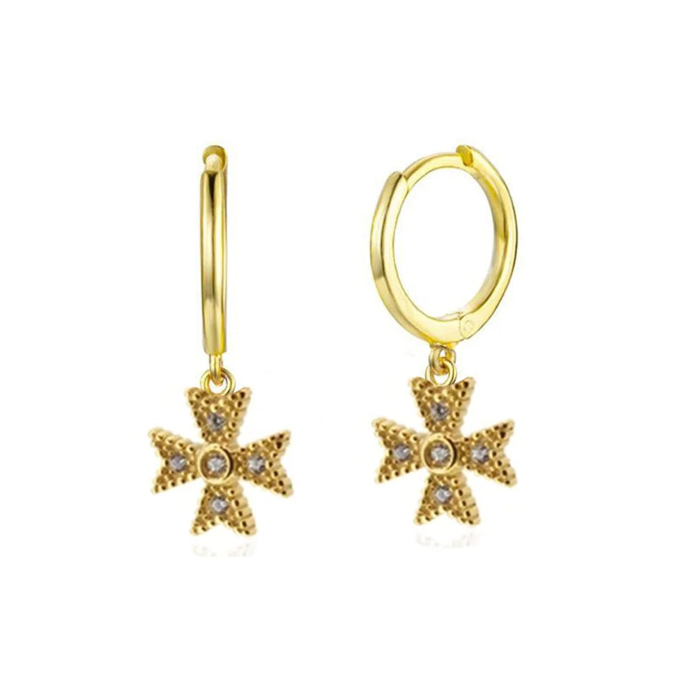 Luxury Cross Earrings