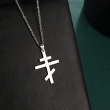 Collier Croix Orthodoxe