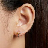 Boucles d'Oreilles Croix Ouvertes Or