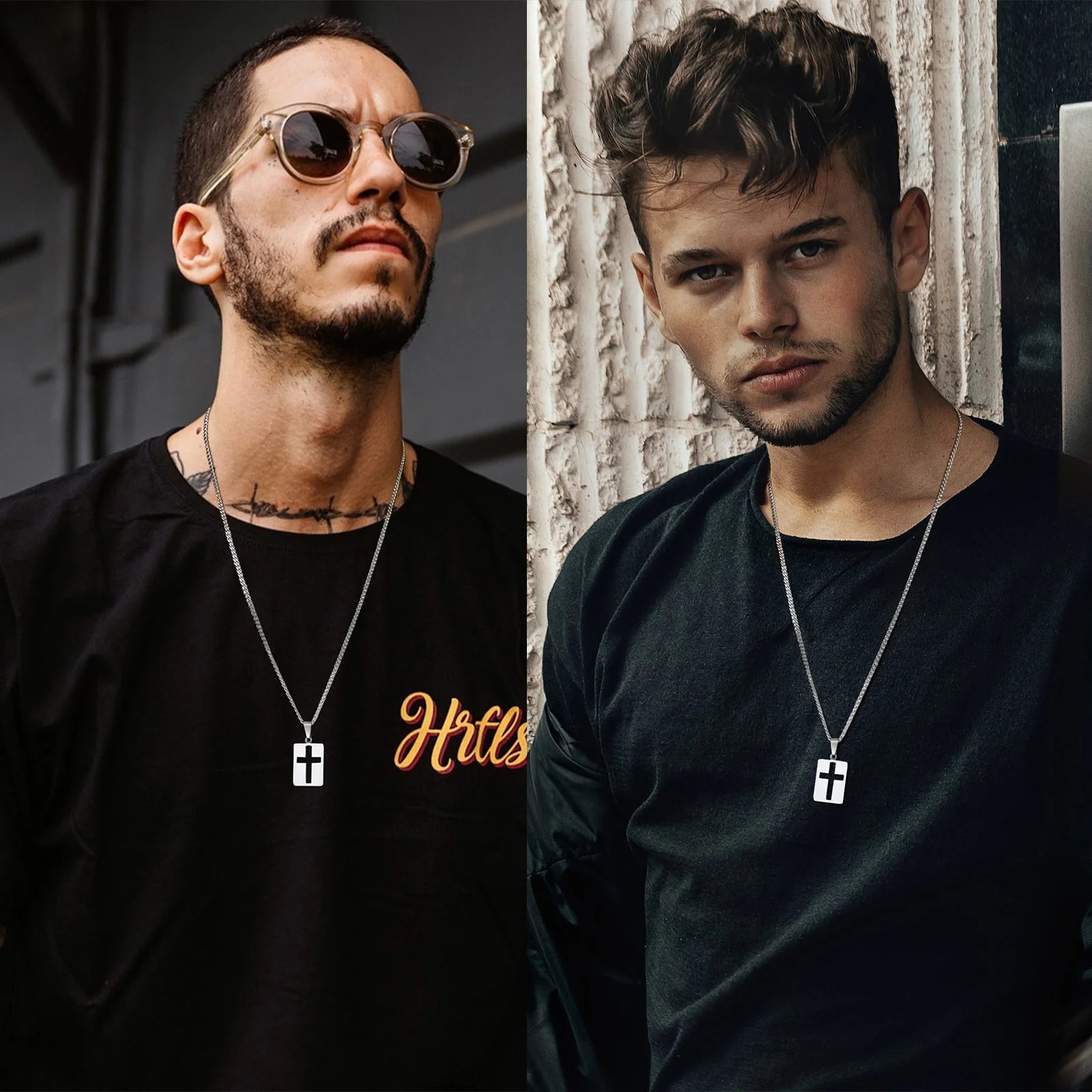 Brilliant cross necklace