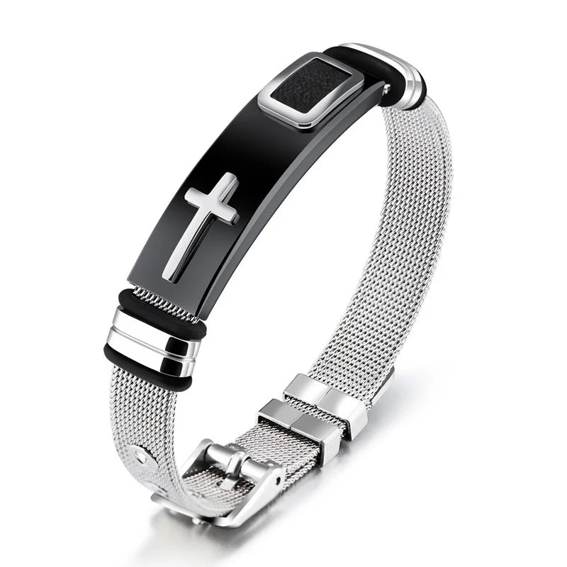 Bracelet Croix Homme