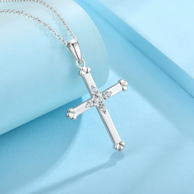 Collier Croix Femme Luxe