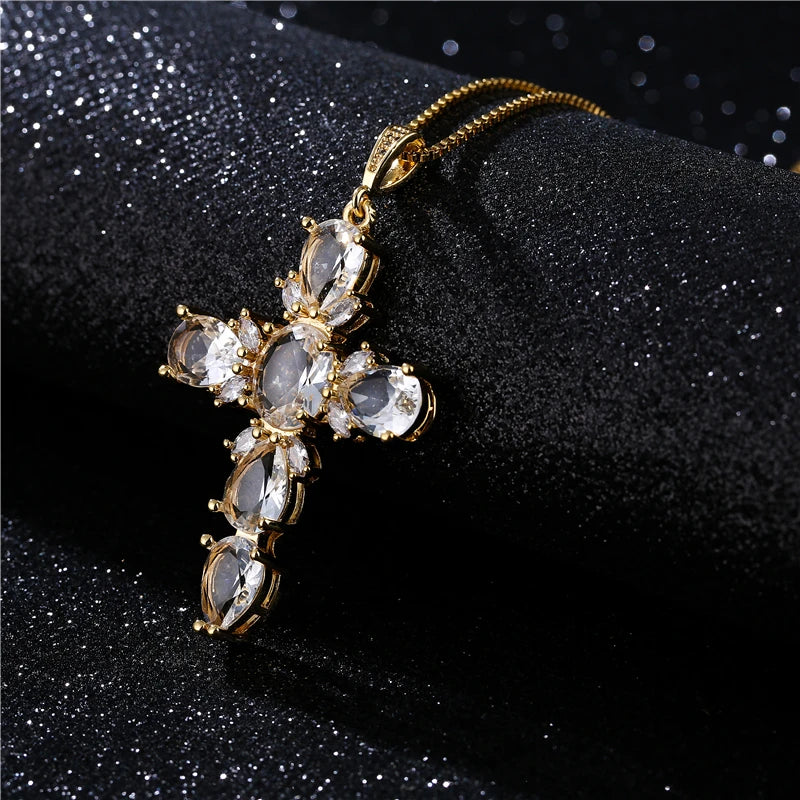 Collier Croix Éclat Pur
