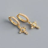 Vintage Kreuz Ohrringe