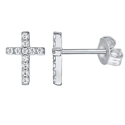 Piercing Croix Cristaux Zirconium