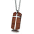 Collier Croix Bois et Acier