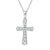 Luminous Cross Necklace in 925 Silver