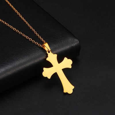 Collier Croix Orthodoxe Sans Motif