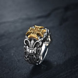 Bague Croix de Malte Homme