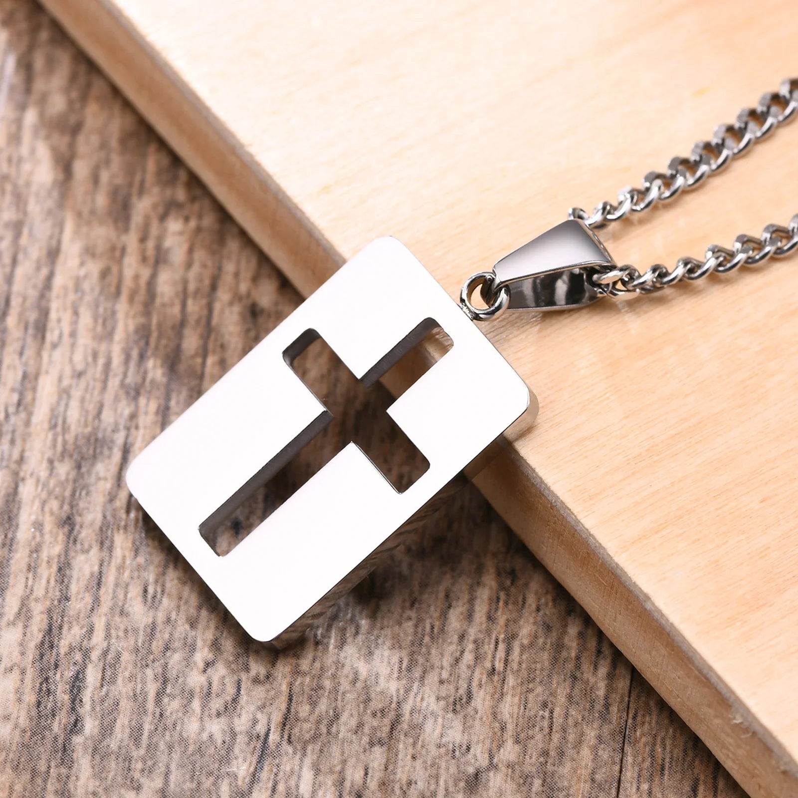 Brilliant cross necklace