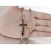 Unisex Cross Silver Bracelet