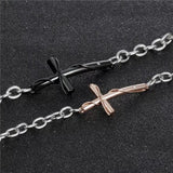 Silver Bracelet Croix Unisex