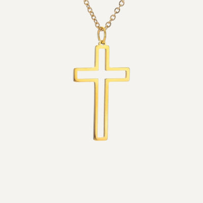 Men's Christian cross necklace