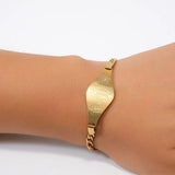 Armband mit graviertem zentralem Medaillon