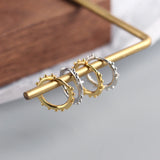 Boucles d'Oreilles Croix Dizainier