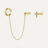 Mono Cross earring