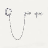 Mono Cross earring