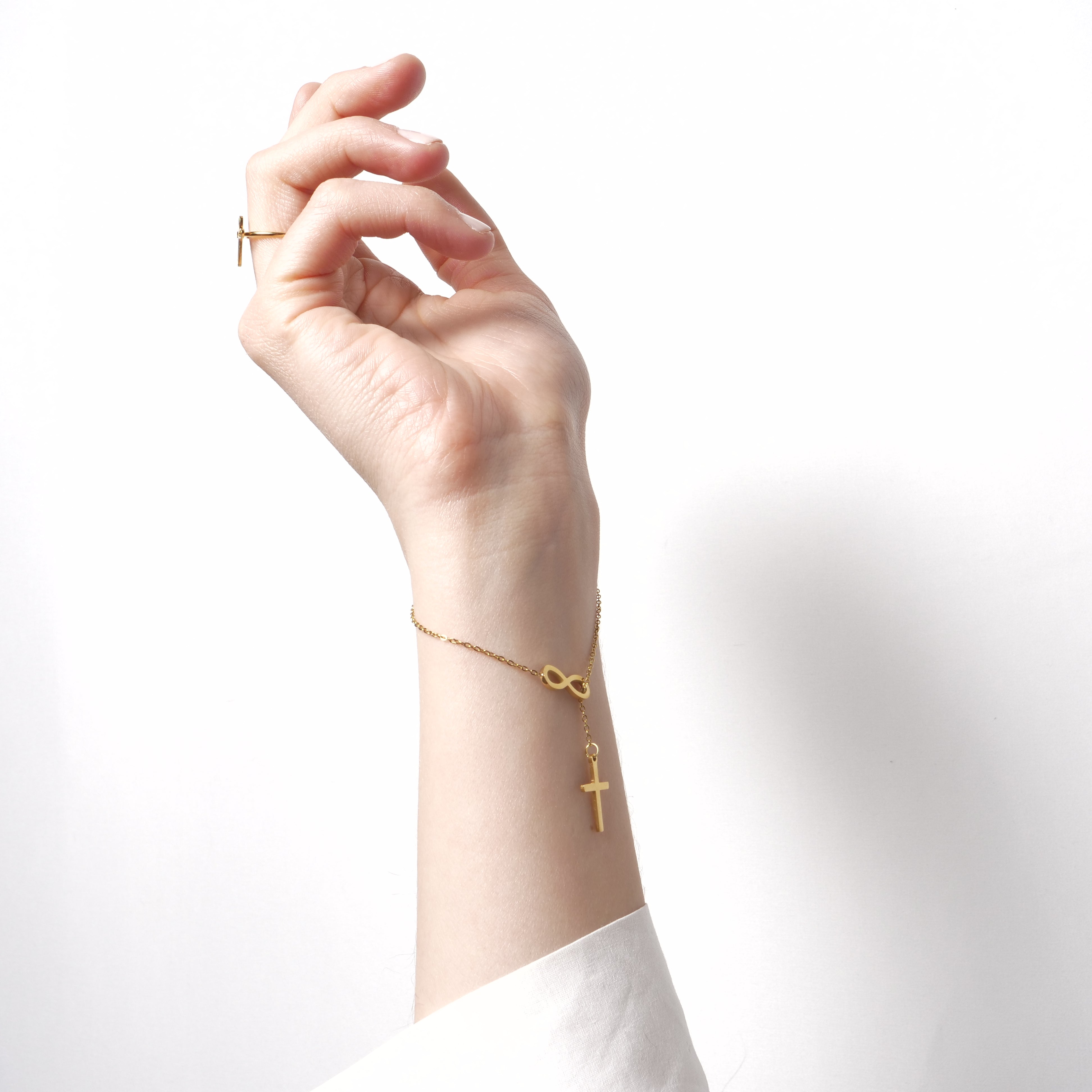 Bracelet Croix et Infini