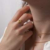 Bague Croix Élégance Divine