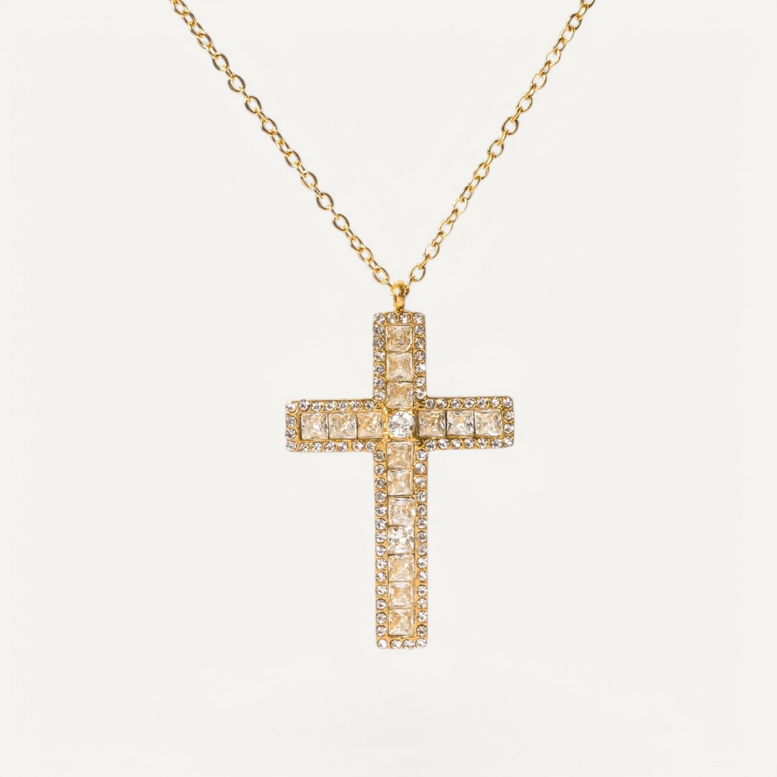 Collier Croix Radieuse
