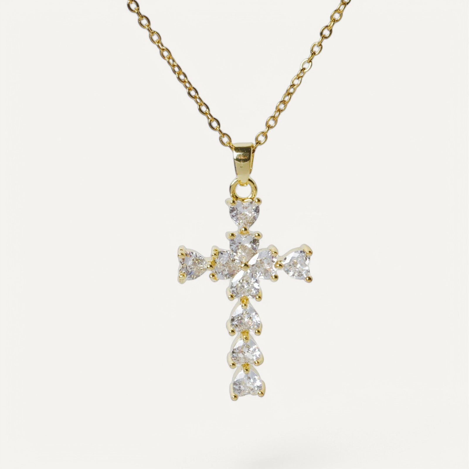 Collier Croix Diamantée