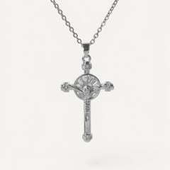 Collier Croix Oeil Mystique