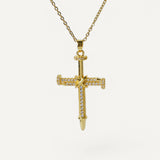 Collier Croix Scintillante