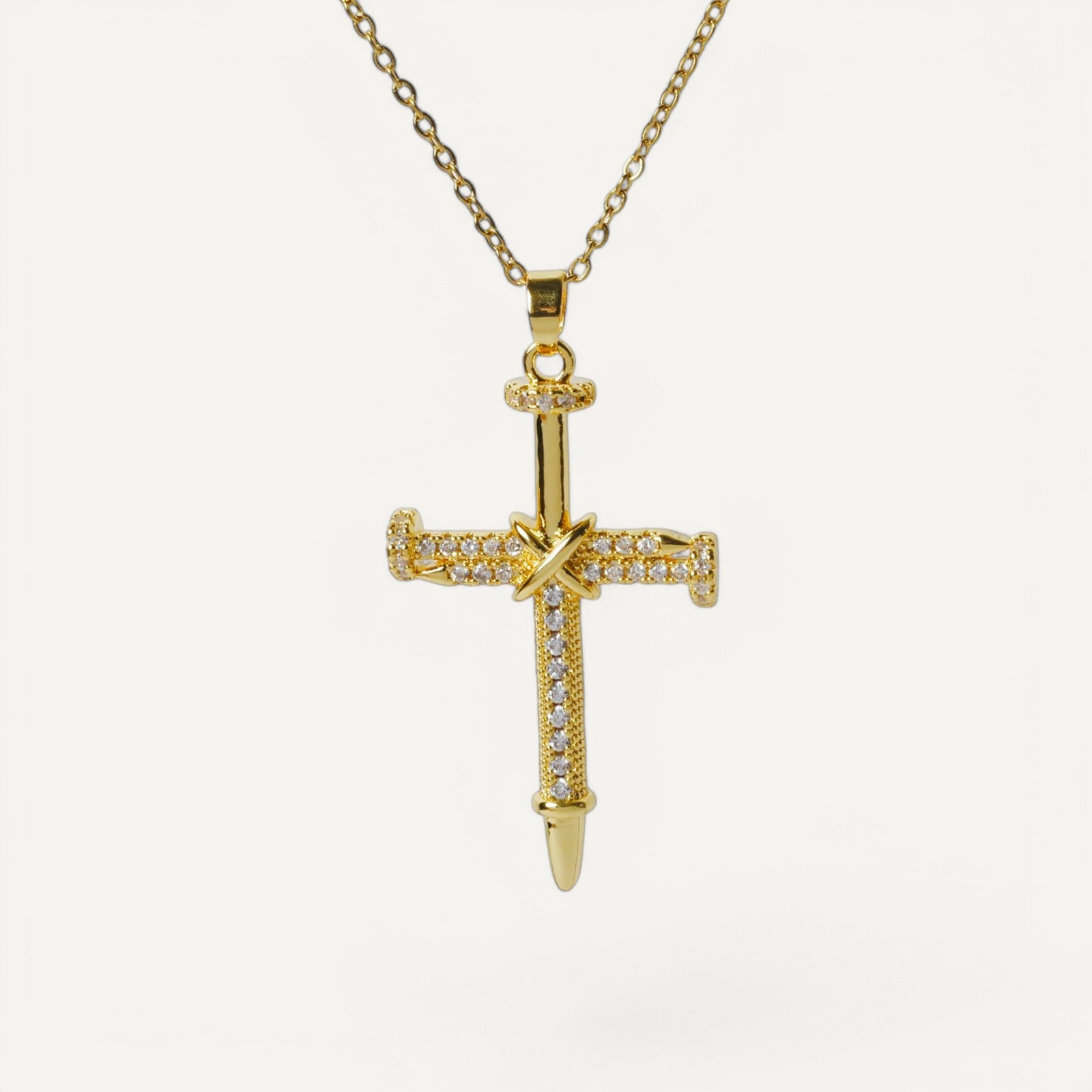 Collier Croix Scintillante