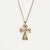 Collier Croix Cœur et Cristaux