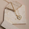 Collier Croix Nacrée Dorée