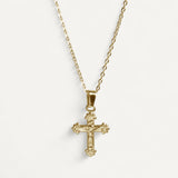 Collier Crucifix Doré