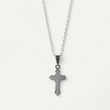Collier Croix Gravée Classique